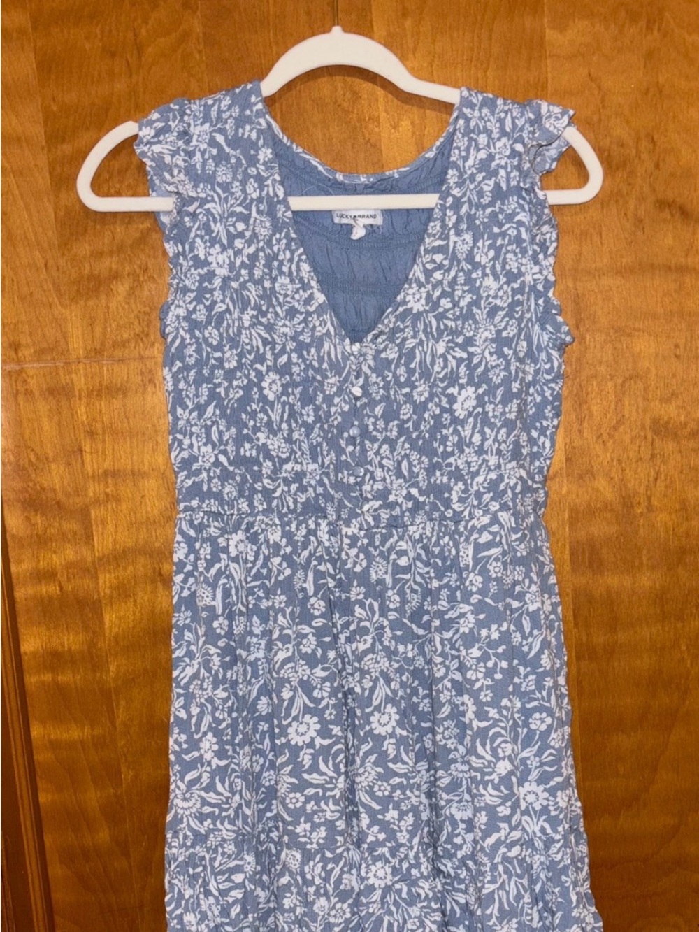 Lucky Brand Blue Floral Dress